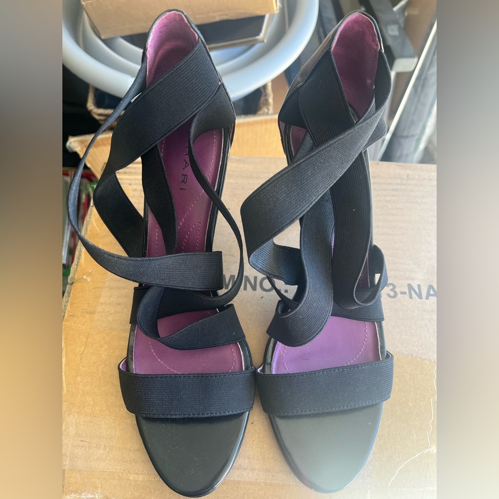 Tahari Stylish Black Women's Strappy Sandals